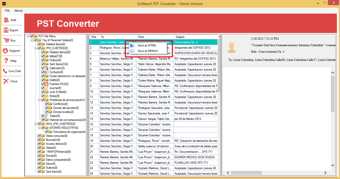 how to pst to mbox